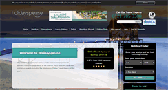 Desktop Screenshot of holidaysplease.co.uk